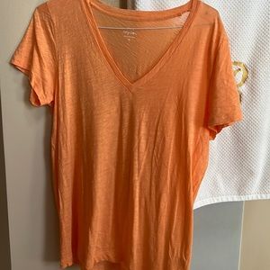 NWOT J Crew vintage cotton tee in orange